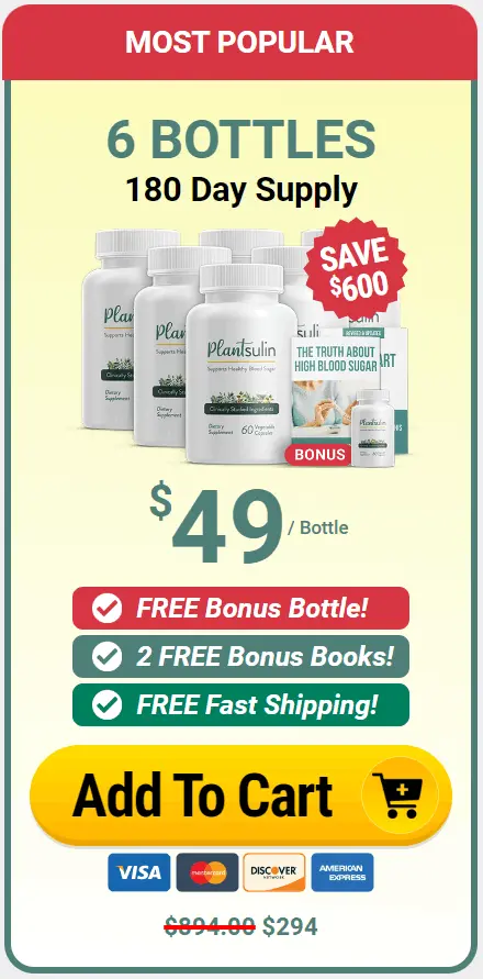 Buy Plantsulin 6 Bottle